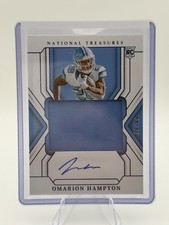 2025 Panini National Treasures Collegiate - Omarion Hampton Auto #58 (RC) /49