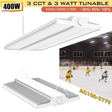 LED Linear High Bay Shop Light 400W 60000LM for Shop Garage Warehouse 4.5/5/5.7K