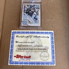 TOPPS VAULT 1/1 w/ COA 2018 Gypsy Queen BLANK BACK Nicky Delmonico RC Card (f5)
