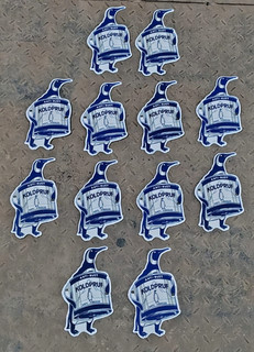 12XKoldpruf Antifreeze Cities PORCELAIN ENAMEL SIGN BOARD SIZE 7.5"X 4.5" INC