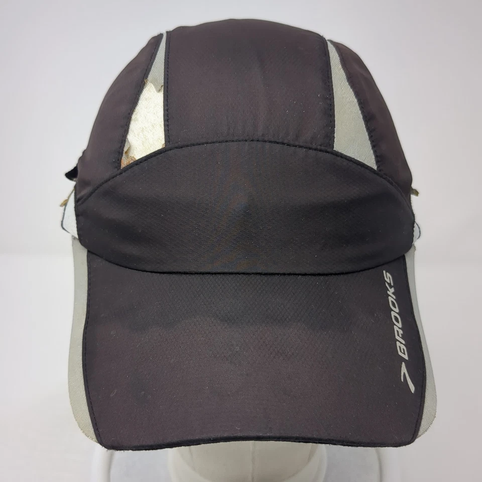 Sombrero Brooks Strapback Negro Talla Única Ajustable Exterior Colorblock Foto 2 de 4