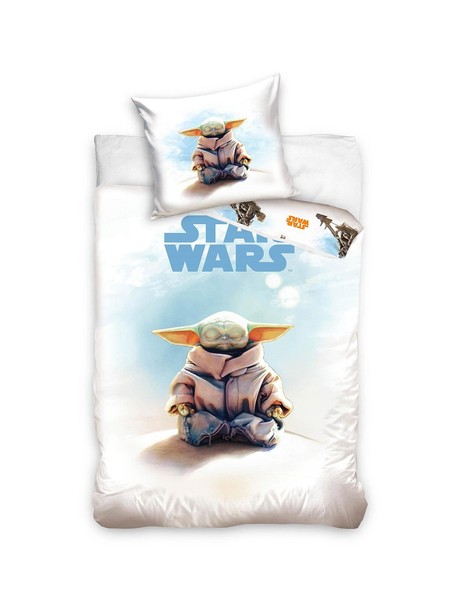 Star Wars Baby Yoda Grogu BettwäSche Set Eu GrößE Bettbezug Kissenbezug Kinder-image