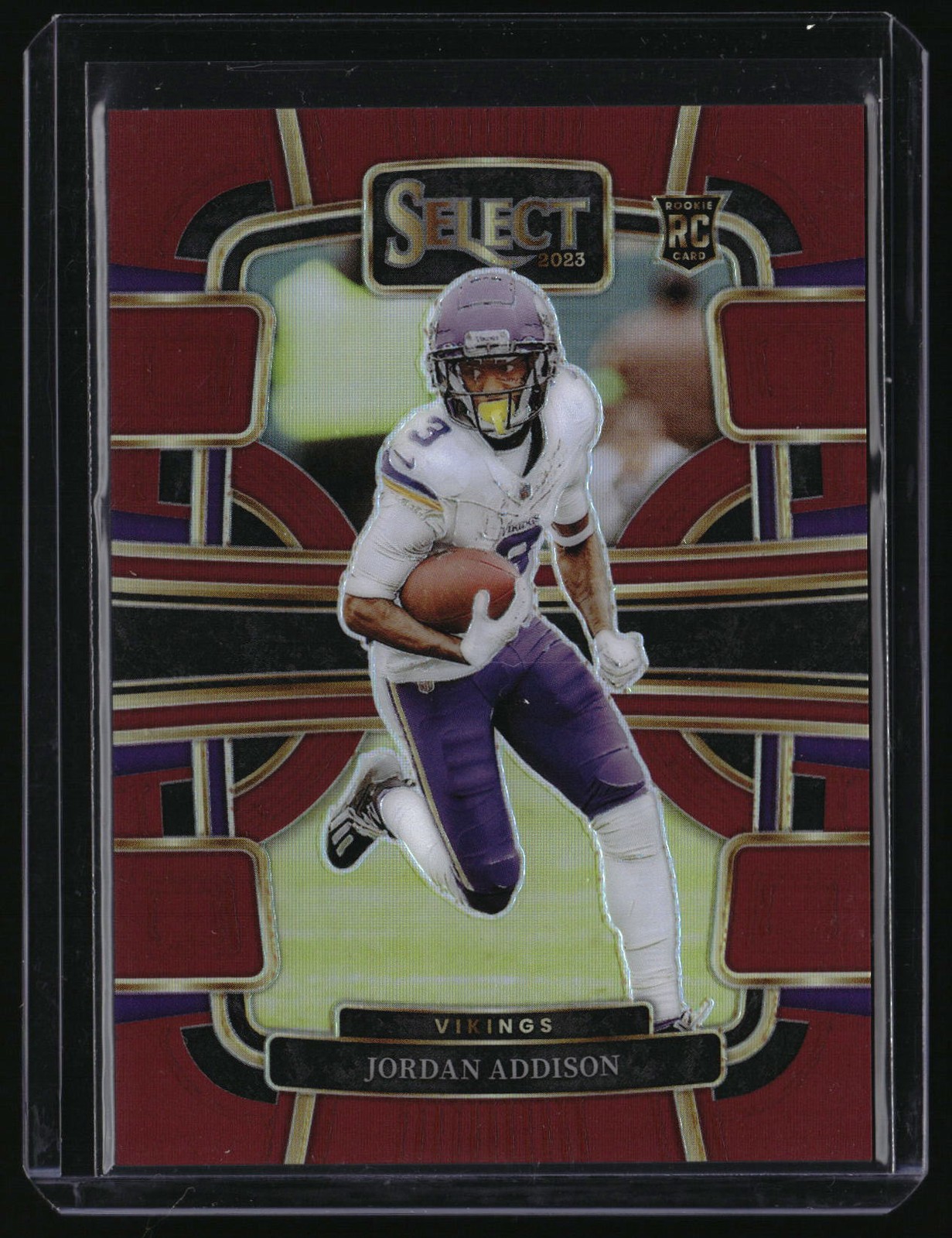 2023 Panini Select Jordan Addison RC Rookie Concourse Maroon 042/149 #66
