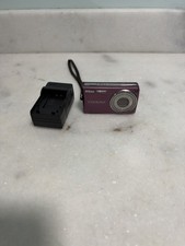Nikon COOLPIX S550 10.0MP Digital Camera 5x Optical Zoom Purple w/ Charger