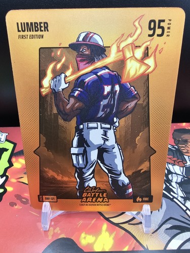 2026 Bo Jackson Battle Arena `Lumber` James Wood Orange BattleFoil SP OBF-121