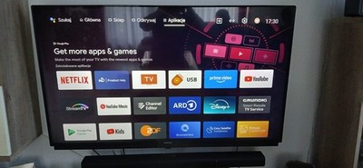 Grundig 55 Zoll LED Smart TV   top Bild, voll funktionsfähig