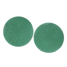 2pcs Floral Foam Balls: 5.89inch Round Green Dry Wet Flower Block - For