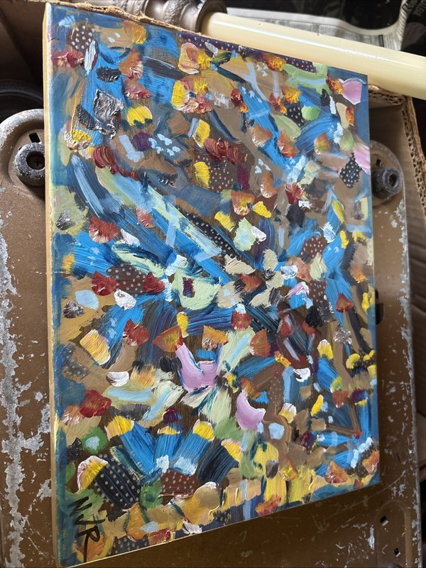Painting On Wood By Njr