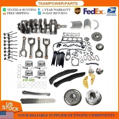 G4KH Engine Rebuild Kit w/ Crankshaft & ConRod & Timing Kit For Hyundai KIA 2.0T
