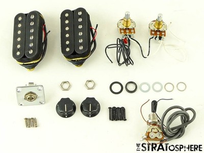 EVH Wolfgang Special Aged Striped Humbucker PICKUPS POTS KNOBS, Van Halen Relic 