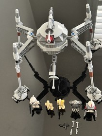 LEGO Star Wars Separatist Spider Droid 7681 Complete Set with Minifigures