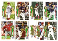 2020 Topps Walmart Holiday - WASHINGTON NATIONALS Team set 