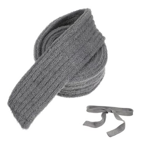Bath Robe Belt Replacement, Unisex Hotel Bathrobe Flannel Belt Grey
