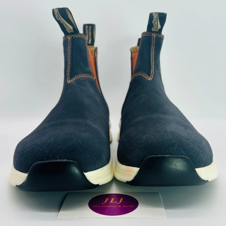 Botas Chelsea Blundstone para hombre 2147 gamuza cuero azul 10,5 UK/US 11,5 Foto 2 de 4