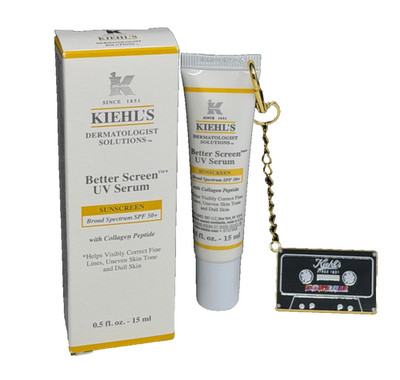 Kiehl's Better Screen UV Serum SPF 50+ With Collagen Peptide 0.5 oz New In Box