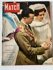 Paris Match Magazine 24/12/1960; Le mariage de Baudouin et Fabiola/ Ville Rage