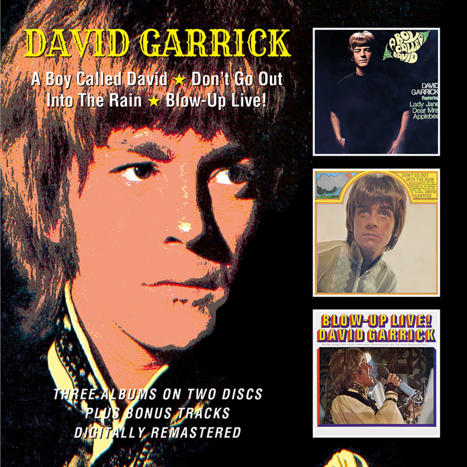 David Garrick A Boy Called David / Don't Go Out Into the Rain / Blow-Up Live!