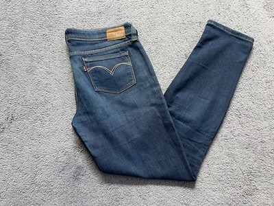 Levi's Strauss - Slight Curve Low Rise Skinny - blau - W29/L32 - Stretch - TOP
