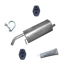 Endschalldämpfer Auspuff für Ford Fiesta MK VI Schrägheck CB1 CNN +Zubehör