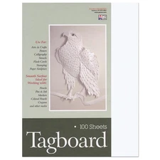Pacon Tagboard White Heavyweight 9x12"