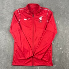 Liverpool F.C. Nike Kids Small Red Track Jacket Dri-FIT Full Zip Soccer Training