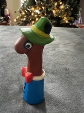 Vintage 1977 Lowly Worm Finger Puppet Richard Scarry Soft Plastic 3.75” Hallmark