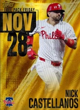 [DIGITAL] Topps Bunt - Nick Castellanos - Free Pack Friday 25 S4 Nov 28 Gold