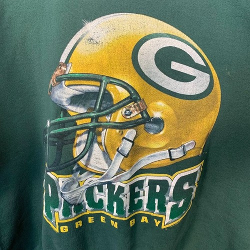 Vintage Green Bay Packers Helm Crewneck Sweatshirt Lee Sport Gr. XXL - Bild 2 von 13