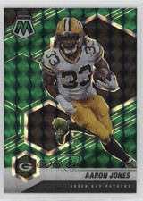 2021 Panini Mosaic Green Mosaic Prizm Aaron Jones #81 2k3