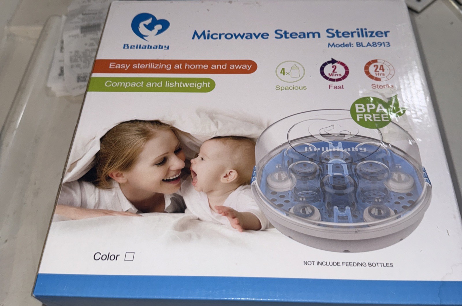 Baby Bottle sterilizer Microwave Steam Sterilizer for Baby B