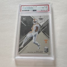 2017 Panini Elite Draft Picks Alvin Kamara Rookie #156 PSA 8