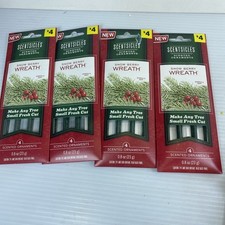 4 packs of Scentsicles Scent Sticks SNOWBERRY Wreath 4 Sticks In Each Pack