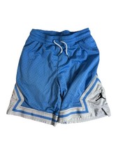 Jordan Dri-FIT Diamond Mesh Basketball Shorts Carolina Blue / White Youth Large