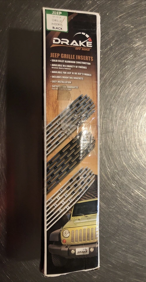 Jeep JK Wrangler parrilla inserto (negro) Renegade Sport Rubicon Overland 2007-2010 Foto 4 de 4