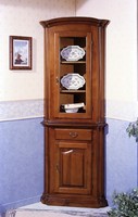 Vitrine Anrichte Retro Stil Wohnzimmer Schrank Kommode SchräNke Massiv Vitrinen