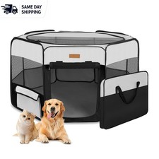 Foldable Pet Playpen for Dogs  Cats - Durable, Spacious Tent for Travel Use