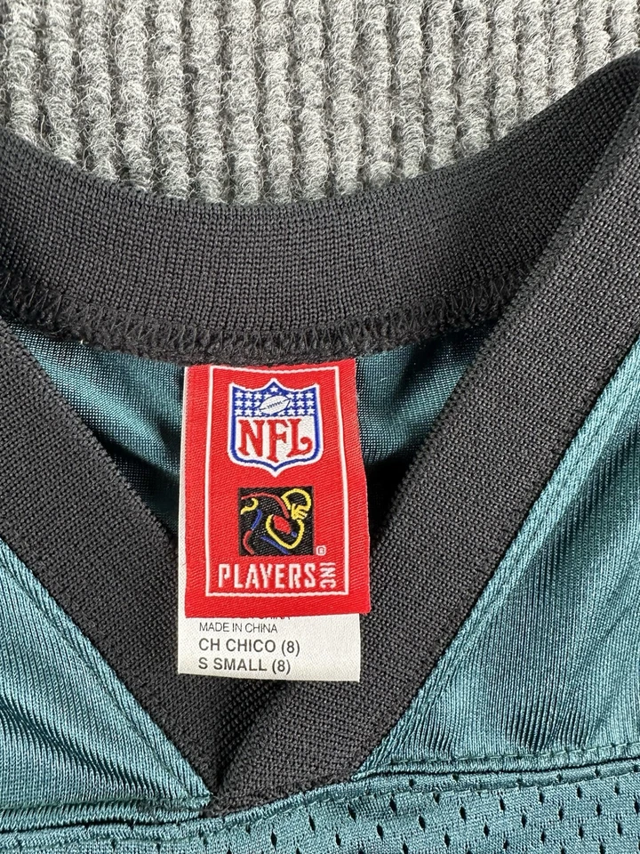 Philadelphia Eagles McNabb 5 Reebok Juvenil Pequeña Camiseta Verde NFL Fútbol Camisa Foto 3 de 4