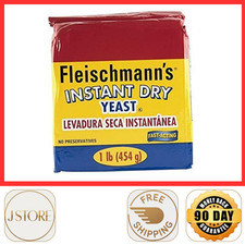 Fleischmann's Instant Dry Yeast Bread Baking 1lb Expire 09/2029 Free Shipping