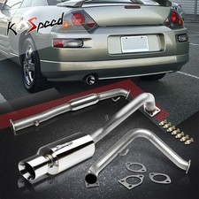 For 00-05 Eclipse Rsgs 4cyl 4g64 4rolled Tip Muffler Catback Exhaust System For 00-05 Eclipse Rsgs 4cyl 4g64 4rolled Tip Muffler Catback Exhaust System