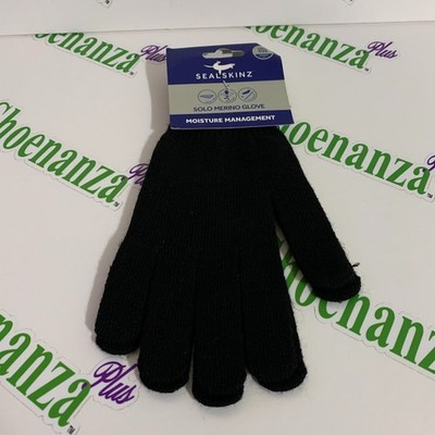 Sealskinz Gloves Solo Merino Wool Single Layer Lightweight Black One Size