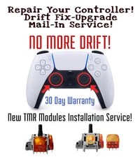 PS5 Controller TMR Joystick Drift Repair/ Upgrade Mail-In Installation Service
