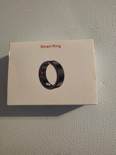Smart Ring Size 12 Black Fitness Activity Sleep Heart Rate Tracker Bluetooth