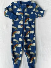 HANNA ANDERSSON  RAIN OR SHINE ORGANIC ZIPPER SLEEPER PAJAMAS 70cm 6-12m