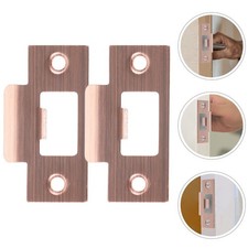 2 Pcs Strike Plate Repair Plates for Interior Doors Filler Guard
