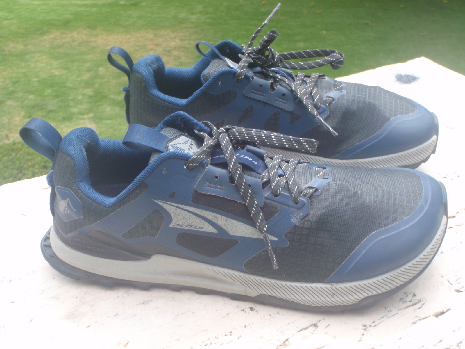 Altra LONE PEAK 8 uomo taglia 9 5 EU 43 BLU NAVY GRIGIO ALOA85NC401