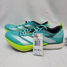 Adidas Adizero Avanti XC Spikes Men Size 8.5 Women 9.5 JR5077 Teal / Volt