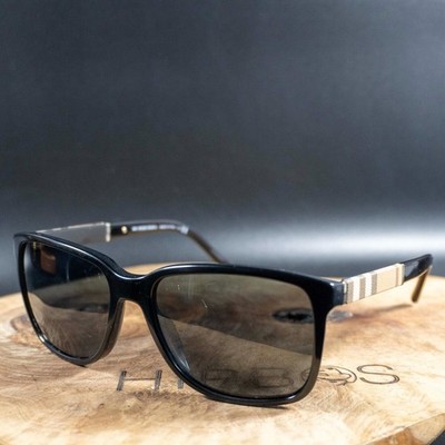 Burberry Briar BE4181 3001/87 Damen Sonnenbrille schwarzes Gestell blaue Gläser