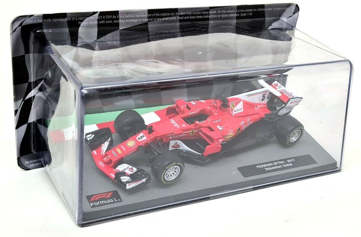 Atlas 1/43 - Ferrari SF70H 2017 Sebastian Vettel Model F1 Car