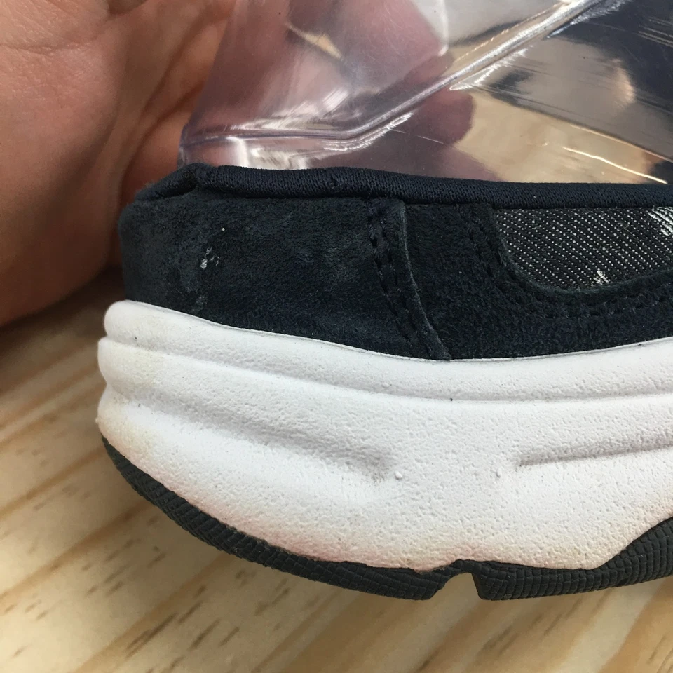 Туфли женские Easy Spirit 9,5 Mule синие кожаные без застежек с цветочным принтом мягкие - Изображение 4 из 4