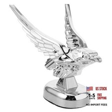1pc 3d Eagle Hood Ornament - Metal Front Car Decoration - Universal 1pc 3d Eagle Hood Ornament - Metal Front Car Decoration - Universal